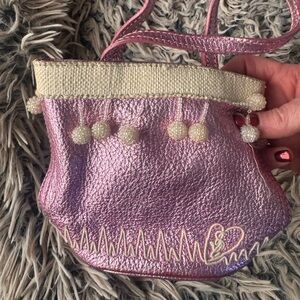 YSL mini bag pink metallic